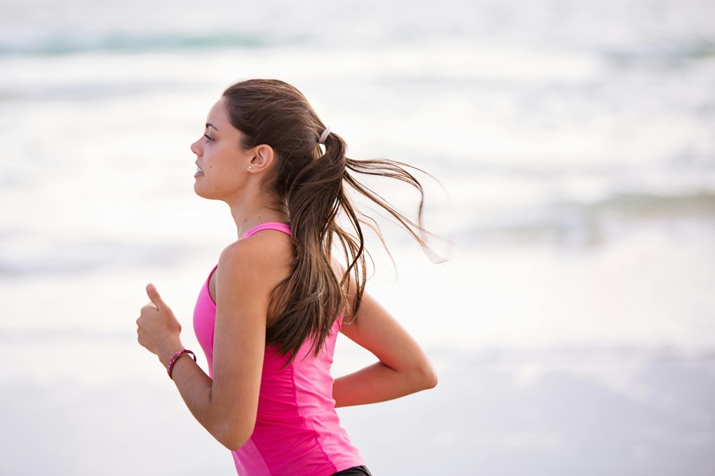 jogging woman